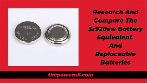 lr927 battery equivalent chart.